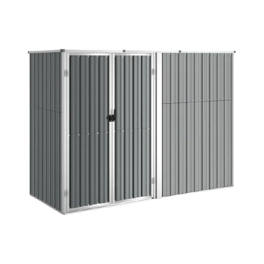 Cabane de jardin en métal pour rangement d'outils - 200 x 100 x 120